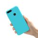 Чохол Style для Huawei Y6 Prime 2018 Бампер силіконовий блакитний