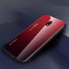 Чехол Gradient для Xiaomi Redmi 8A бампер накладка Red-Black