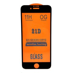 Защитное стекло OG 21D Full Glue для Iphone 6 / 6s черное