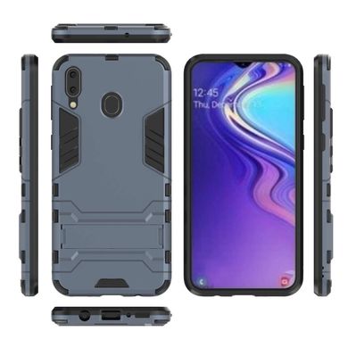 Чохол Iron для Samsung Galaxy A20 2019 / A205F Бампер протиударний Dark-Blue