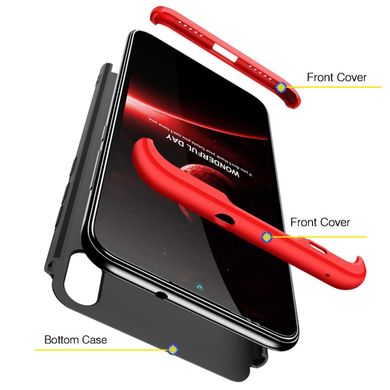 Чохол GKK 360 для Xiaomi Mi Play бампер оригінальний Black-Red