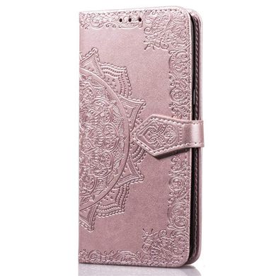 Чехол Vintage для Samsung Galaxy Samsung S9 Plus / G965 книжка с узором розовое золото