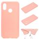 Чохол Style для Xiaomi Redmi Note 6 Pro Бампер силіконовий рожевий