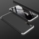 Чехол GKK 360 для Samsung Galaxy A30S / A307 Бампер оригинальный Black-Silver