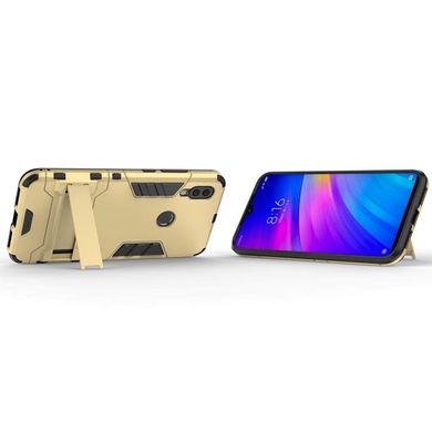 Чохол Iron для Xiaomi Redmi 7 бампер протиударний Gold