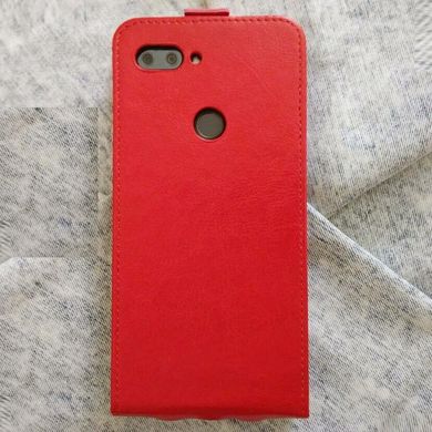 Чехол IETP для Xiaomi Mi 8 Lite Флип вертикальный кожа PU красный
