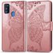 Чохол Butterfly для Samsung M30s 2019 / M307F книжка шкіра PU рожевий
