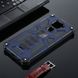 Чехол Shockproof Shield для Xiaomi Redmi Note 9 бампер противоударный с подставкой Blue