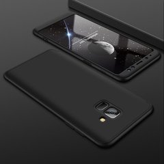 Чохол GKK 360 для Samsung A8 Plus / A730F бампер накладка Black