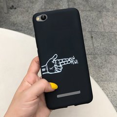 Чехол Style для Xiaomi Redmi 4A Бампер черный Pew-Pew