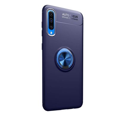 Чехол TPU Ring для Samsung Galaxy A30S 2019 / A307 бампер оригинальный с кольцом Blue