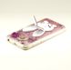 Чехол Glitter для Xiaomi Redmi 4X / 4X Pro бампер жидкий блеск Заяц Розовый