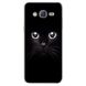 Чехол Print для Samsung J7 2015 / J700H / J700 / J700F силиконовый бампер с рисунком Cat Black