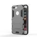 Чехол Iron для Iphone 7 Plus / 8 Plus бронированный Бампер с подставкой Gray