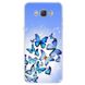 Друк для Samsung J5 2016 J510 J510H Силіконовий бампер Butterfly Blue