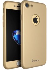 Чехол Ipaky для Iphone 7 / Iphone 8 бампер + стекло 100% оригинальный с вырезом 360 Gold