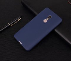 Чехол Style для Xiaomi Redmi 5 Plus (5.99") бампер матовый Blue