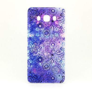 Чехол Print для Samsung J5 2016 J510 J510H силиконовый бампер с рисунком Purple