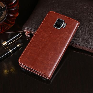 Чехол Idewei для Samsung Galaxy S9 / G960 книжка кожа PU коричневый