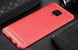 Чохол Carbon для Xiaomi Redmi Note 9S захисний бампер Red