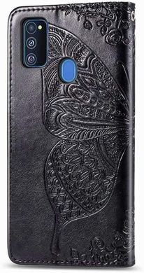 Чехол Butterfly для Samsung Galaxy M21 / M215 книжка кожа PU черный