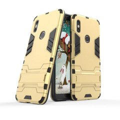 Чохол Iron для Xiaomi Mi Max 3 броньований бампер Броня Gold