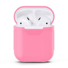 Силіконовий чохол C-KU для навушників AirPods Pink