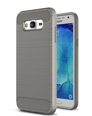 Чехол Carbon для Samsung J5 2015 J500 J500H бампер Gray