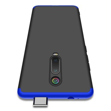 Чехол GKK 360 для Xiaomi Mi 9T / Redmi K20 бампер оригинальный Black-Blue