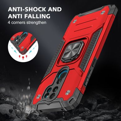 Чехол Protector для Xiaomi Redmi Note 8 Pro бампер противоударный Red