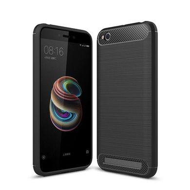 Чохол Carbon для Xiaomi Redmi 5A бампер Black