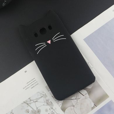 Чехол 3D Toy для Samsung Galaxy J5 2016 / J510 Бампер резиновый Cat Black