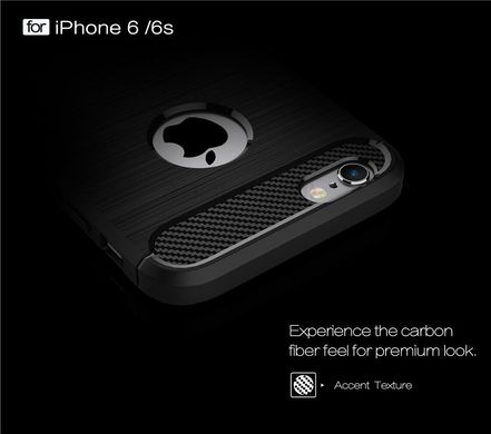 Чохол Carbon для Iphone SE 2020 бампер карбоновий black