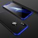 Чехол GKK 360 для Iphone XS бампер оригинальный с вырезом Black-Blue