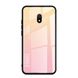 Чехол Gradient для Xiaomi Redmi 8A бампер накладка Beige-Pink