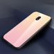 Чехол Gradient для Xiaomi Redmi 8A бампер накладка Beige-Pink