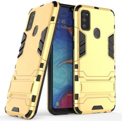 Чохол Iron для Samsung Galaxy M21 / M215 бампер протиударний Gold