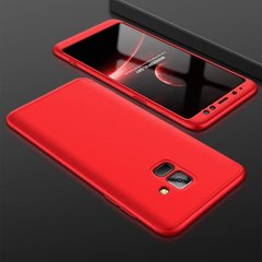 Чохол GKK 360 для Samsung A8 Plus / A730F бампер накладка Red