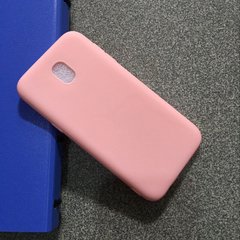Чохол Style для Samsung Galaxy J3 2017 / J330F Бампер силіконовий рожевий