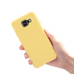 Чохол Style для Samsung A5 2016 A510 A510H бампер матовий Жовтий