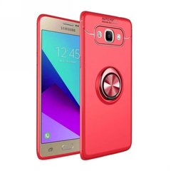 Чохол TPU Ring для Samsung Galaxy J7 2016 / J710 бампер з кільцем Red