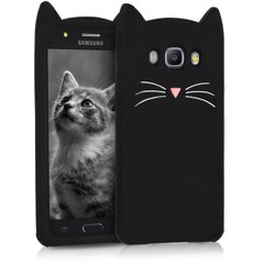 Чехол 3D Toy для Samsung Galaxy J7 2016 / J710 Бампер резиновый Cat Black