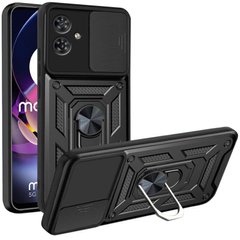 Чехол Hide Shield для Motorola Moto G54 / G54 Power бампер противоударный с подставкой Black