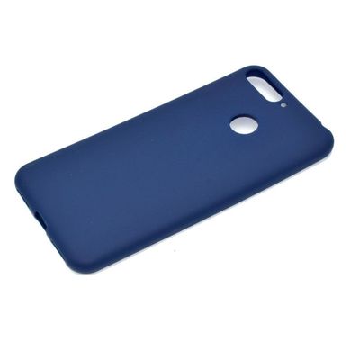 Чехол Style для Honor 7C / Aum-L41 5.7" Бампер силиконовый синий