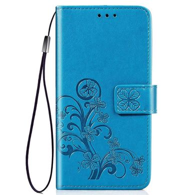 Чехол Clover для Xiaomi Redmi 8 книжка кожа PU голубой