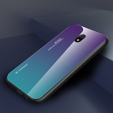Чехол Gradient для Xiaomi Redmi 8A бампер накладка Purple-Blue