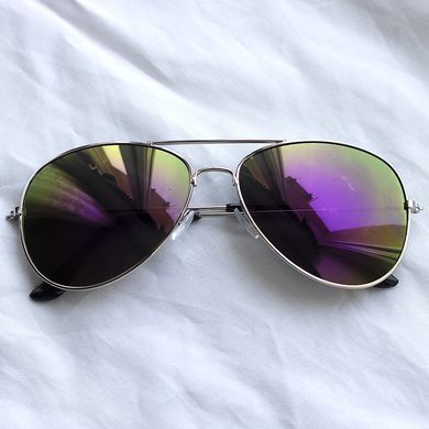 Окуляри TOP Aviator краплі сонцезахисні Purple S