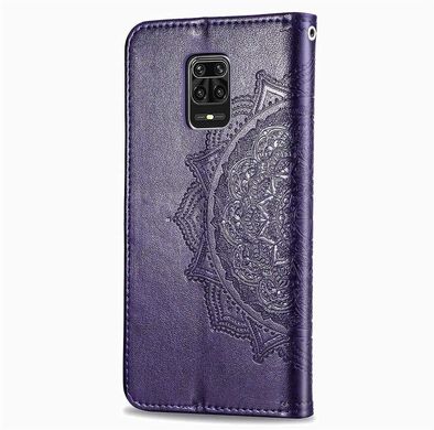 Чехол Vintage для Xiaomi Redmi Note 9 Pro книжка кожа PU фиолетовый