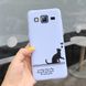 Чехол Style для Samsung J3 2016 / J320 Бампер силиконовый голубой Cat