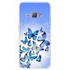 Чохол Print для Samsung J1 2016 / J120 силіконовий бампер Butterfly Blue